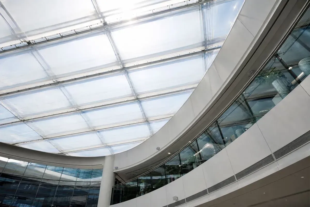 Shopping mall ETFE roofing — ETFE architecture company India — ETFE architecture company India
