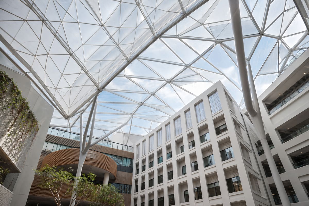 University ETFE roofing