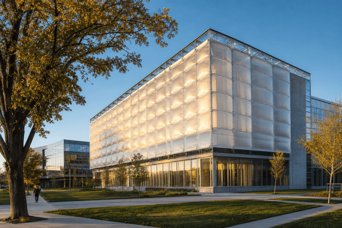 ETFE Façade for College Campus ETFE Roofing