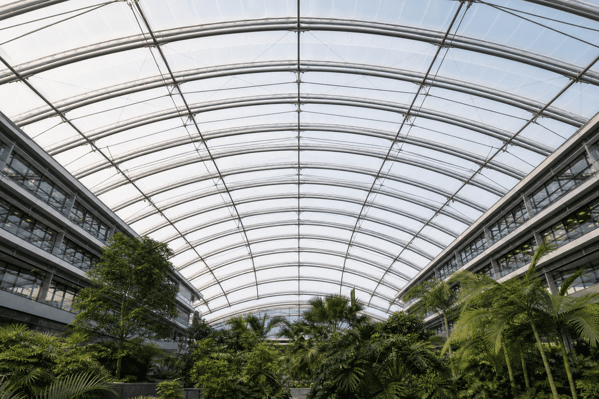 ETFE Greenhouse for Commercial Building ETFE Roofing