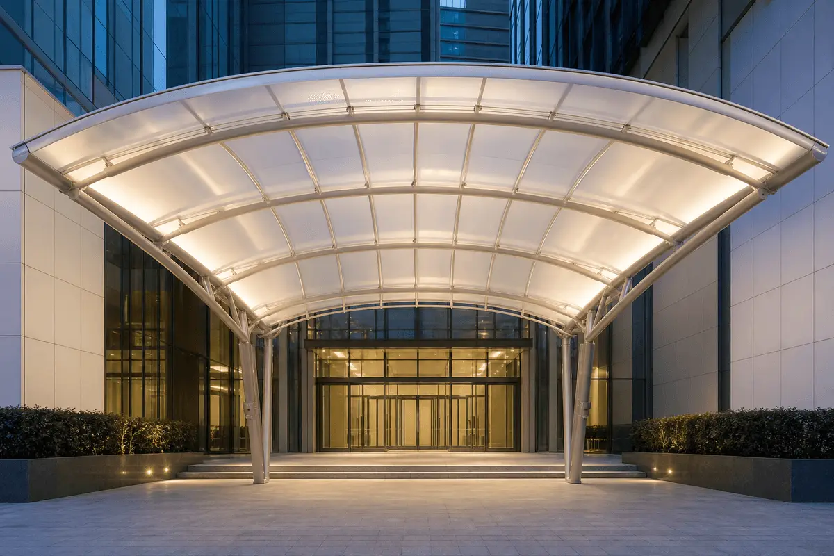 ETFE Canopy for Corporate Headquarters ETFE Roofing