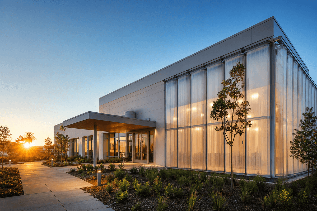 ETFE Façade for Healthcare Facility ETFE Roofing