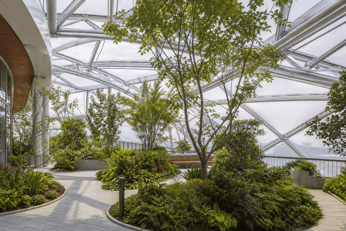 ETFE Greenhouse for Hospital ETFE Roofing