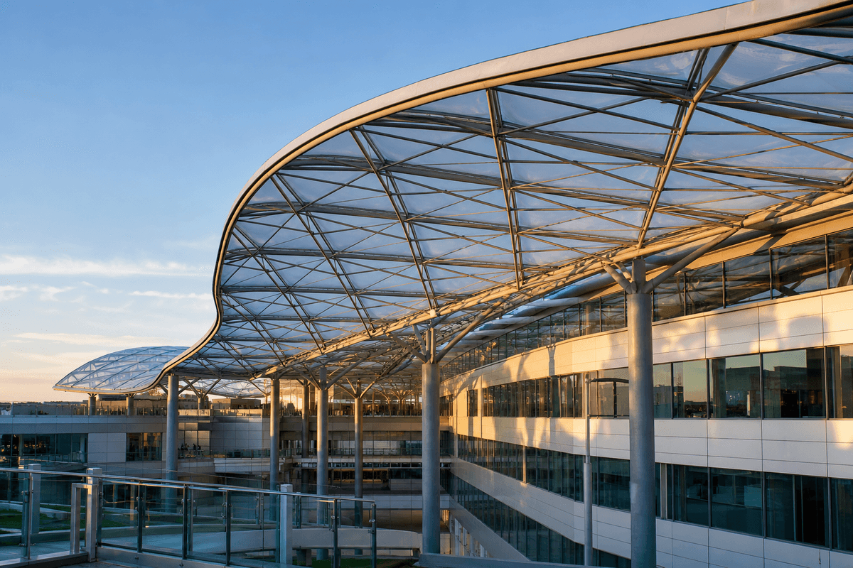 ETFE Roofing System for Hospital ETFE Roofing