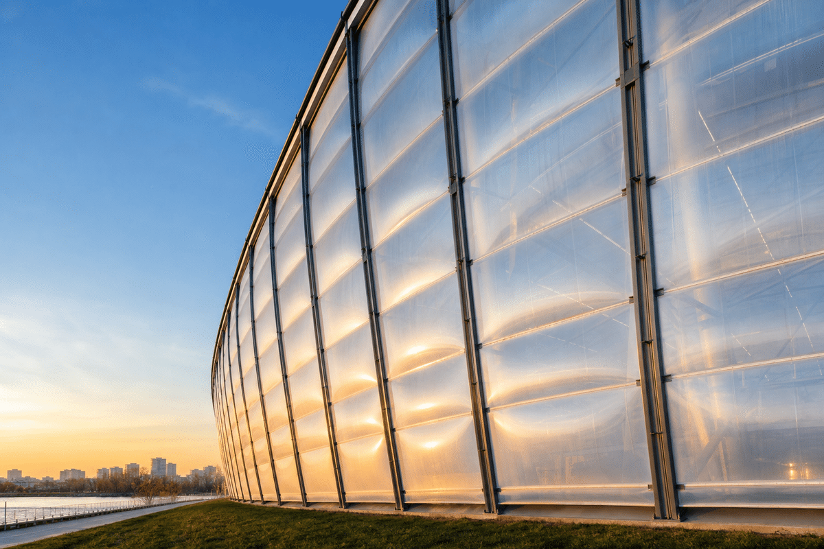 ETFE Façade for Indoor Sports Arena ETFE Roofing