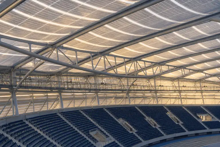 ETFE Solar Panel Film for Indoor Sports Arena ETFE Roofing