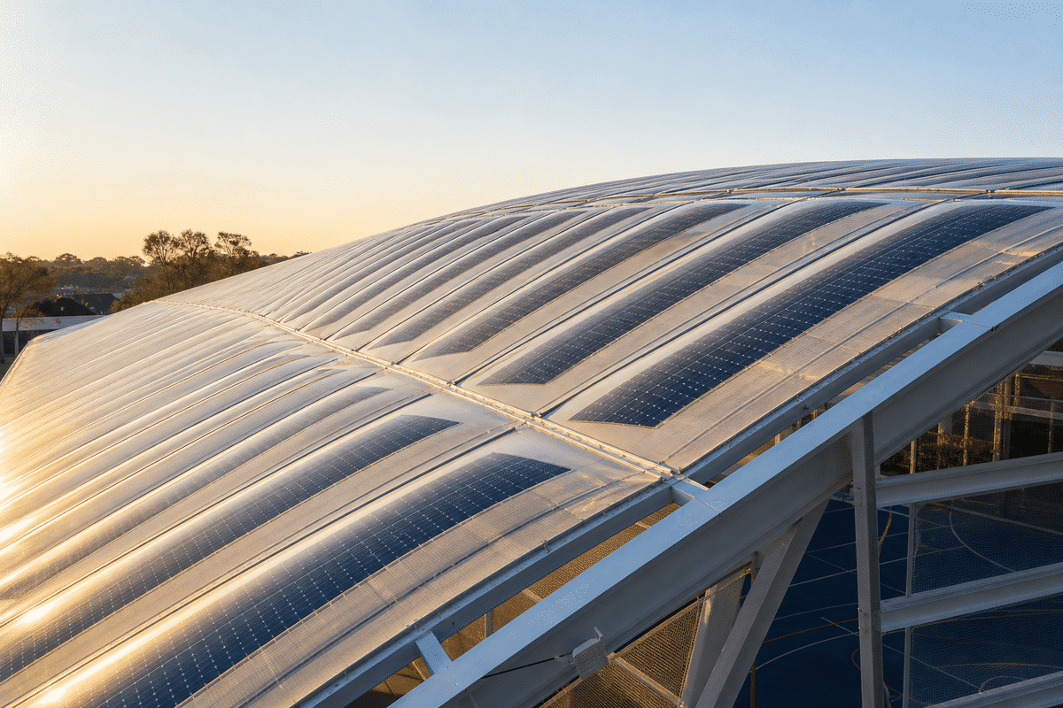 ETFE Solar Panel Film for School ETFE Roofing