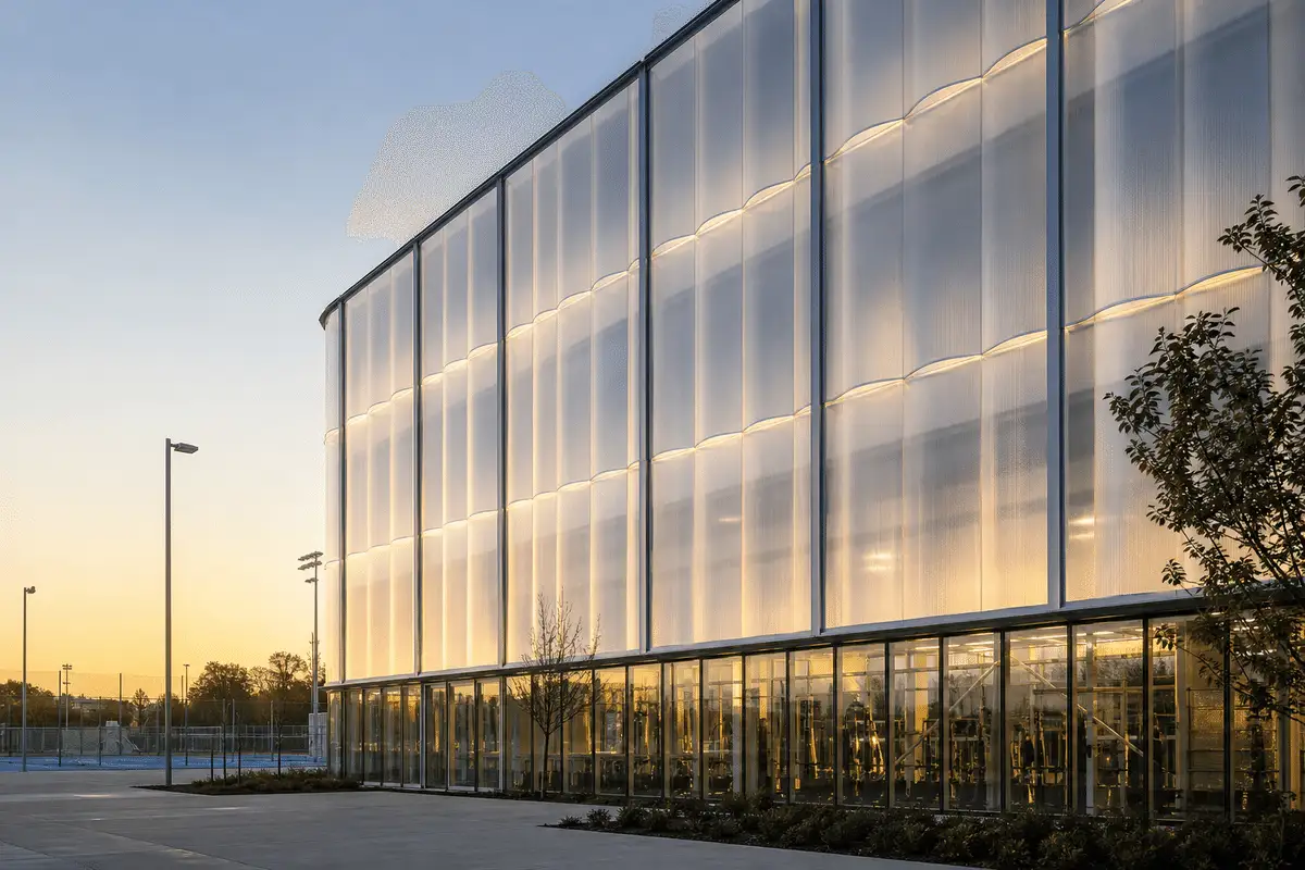ETFE Façade for Sports Complex ETFE Roofing