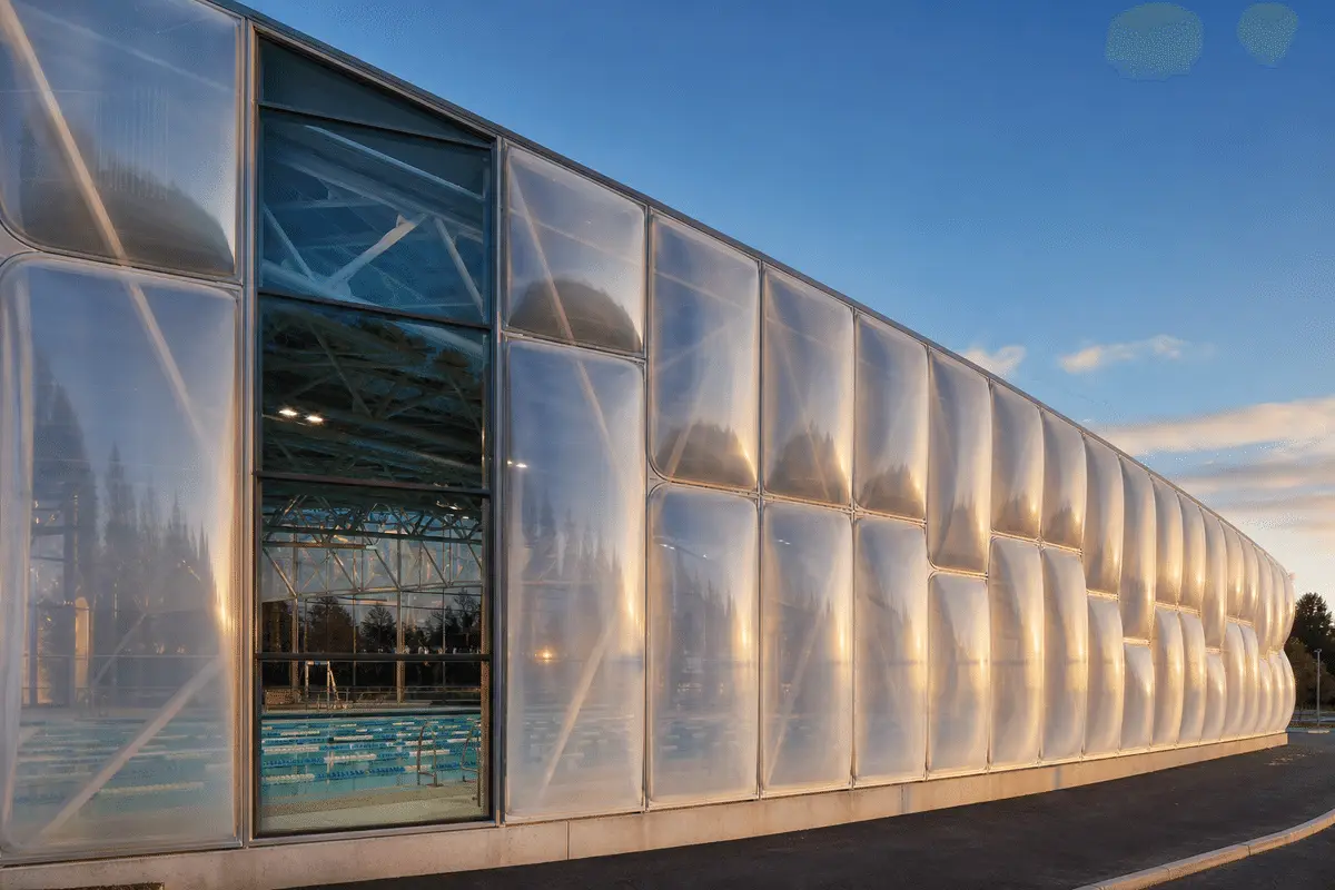 ETFE Façade for Swimming Pool ETFE Roofing