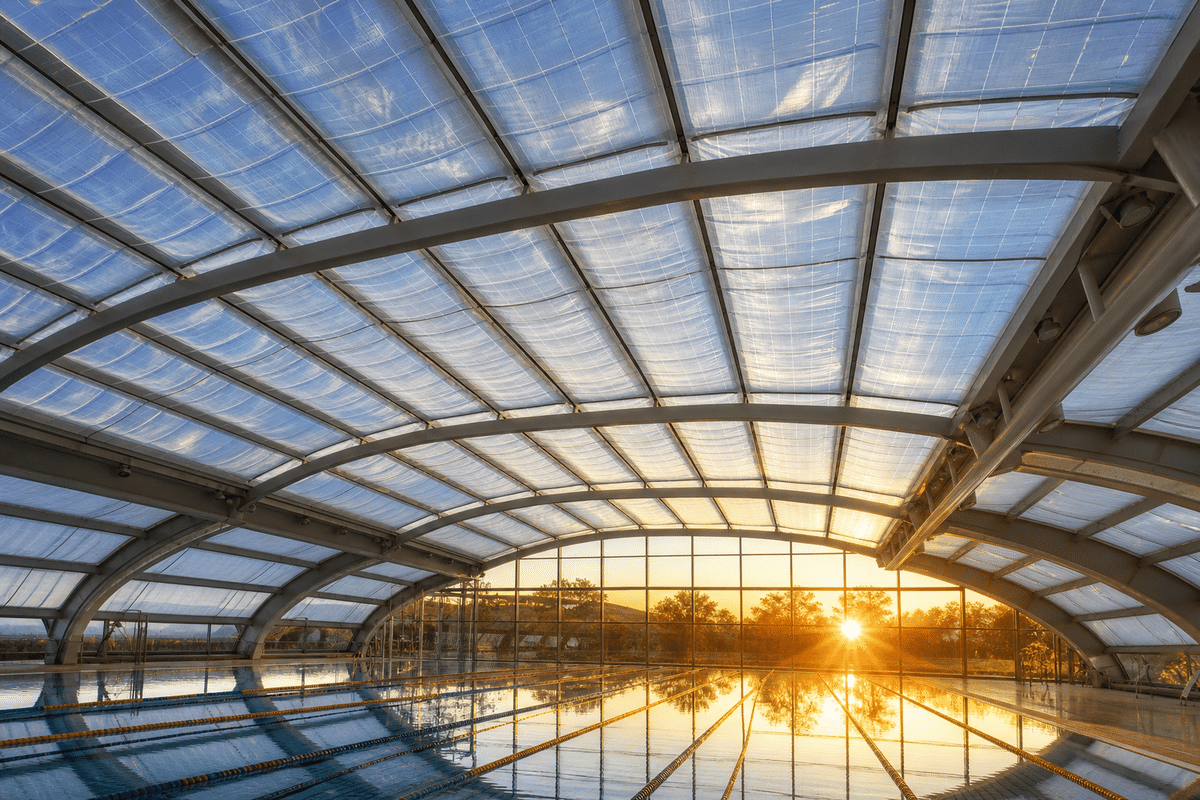ETFE Solar Panel Film for Swimming Pool ETFE Roofing