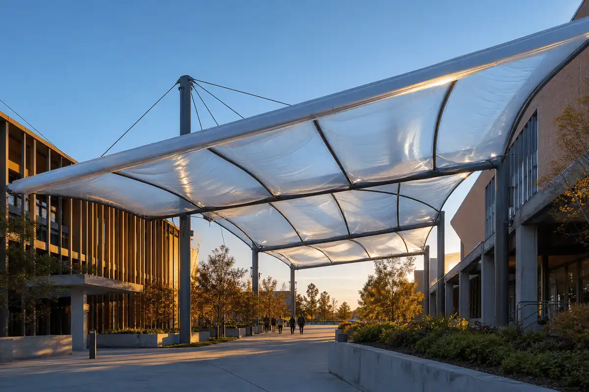 ETFE Canopy for University ETFE Roofing