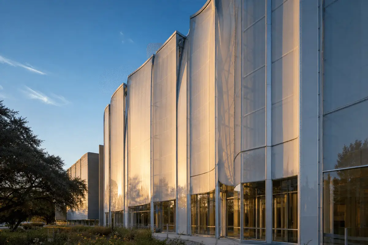 ETFE Façade for University ETFE Roofing