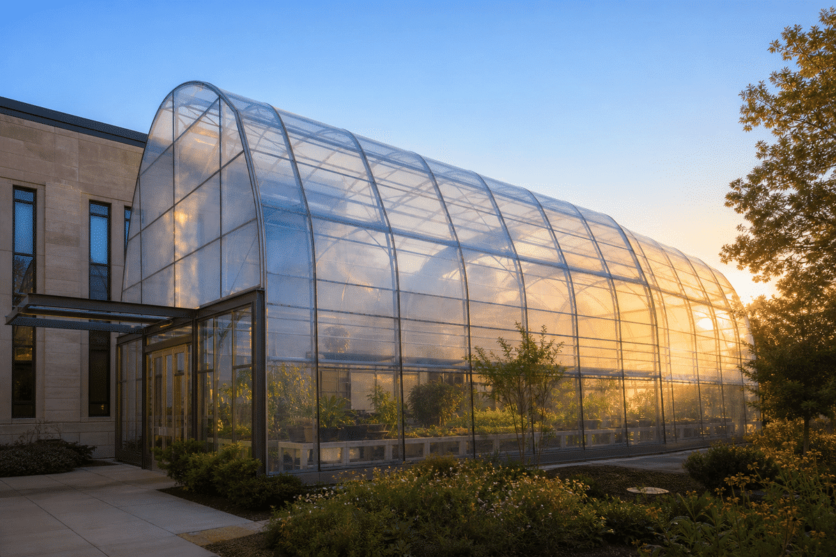 ETFE Greenhouse for University ETFE Roofing