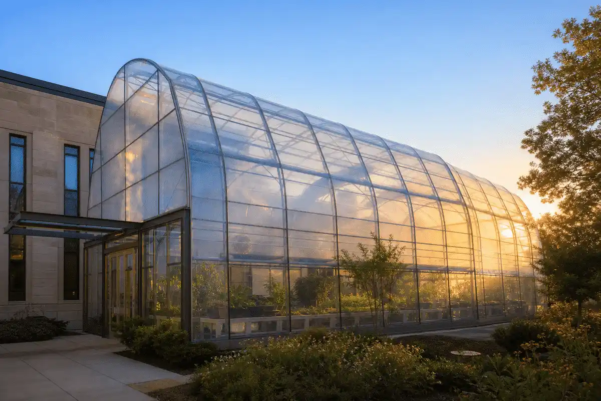 ETFE Greenhouse for University ETFE Roofing