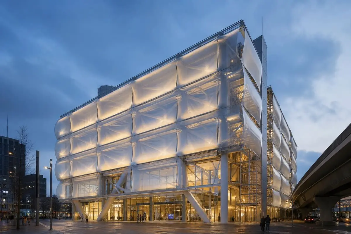 ETFE roofing and cushion engineering detail for Kolkata projects