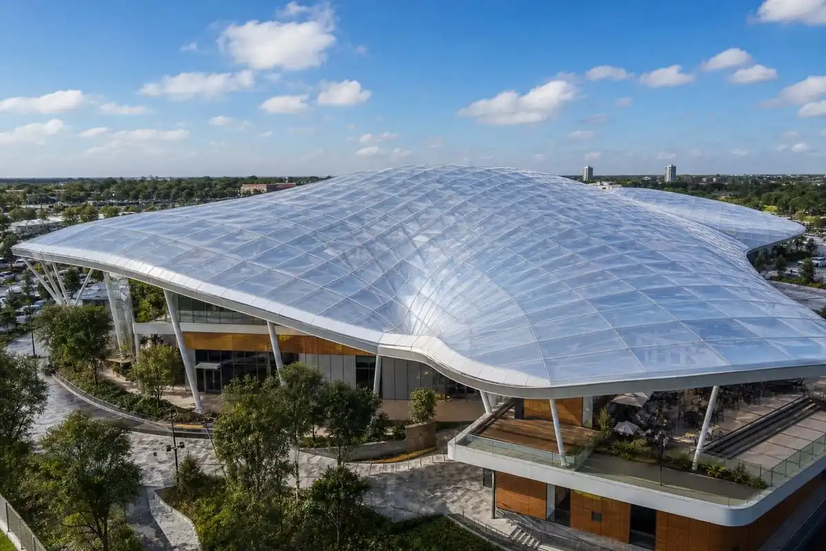 ETFE roofing and cushion engineering detail for Indore projects