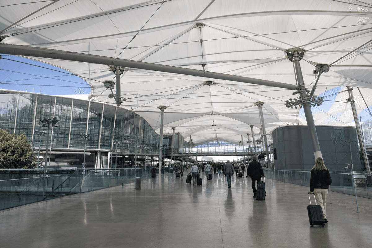 Airport ETFE Roof Project overview — daylit ETFE space