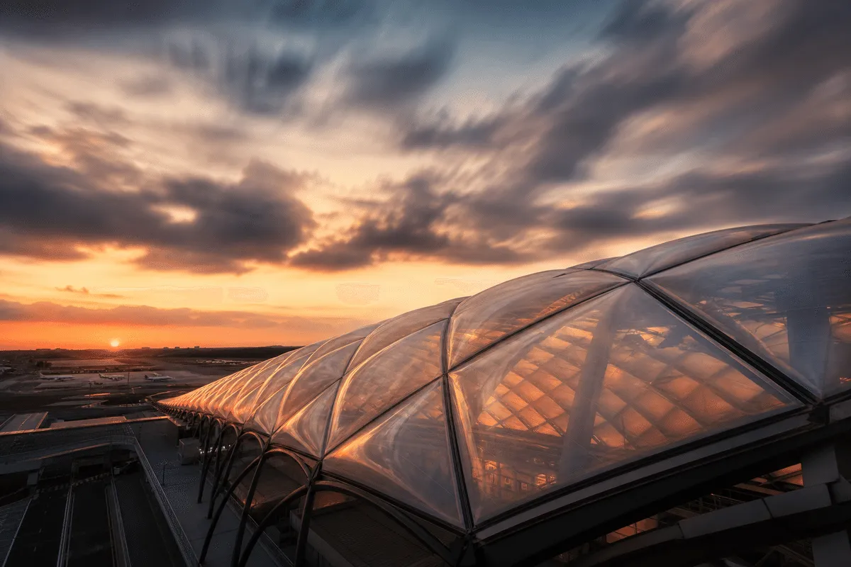 Airport ETFE Roof Project video poster 2 — Airport ETFE Roof