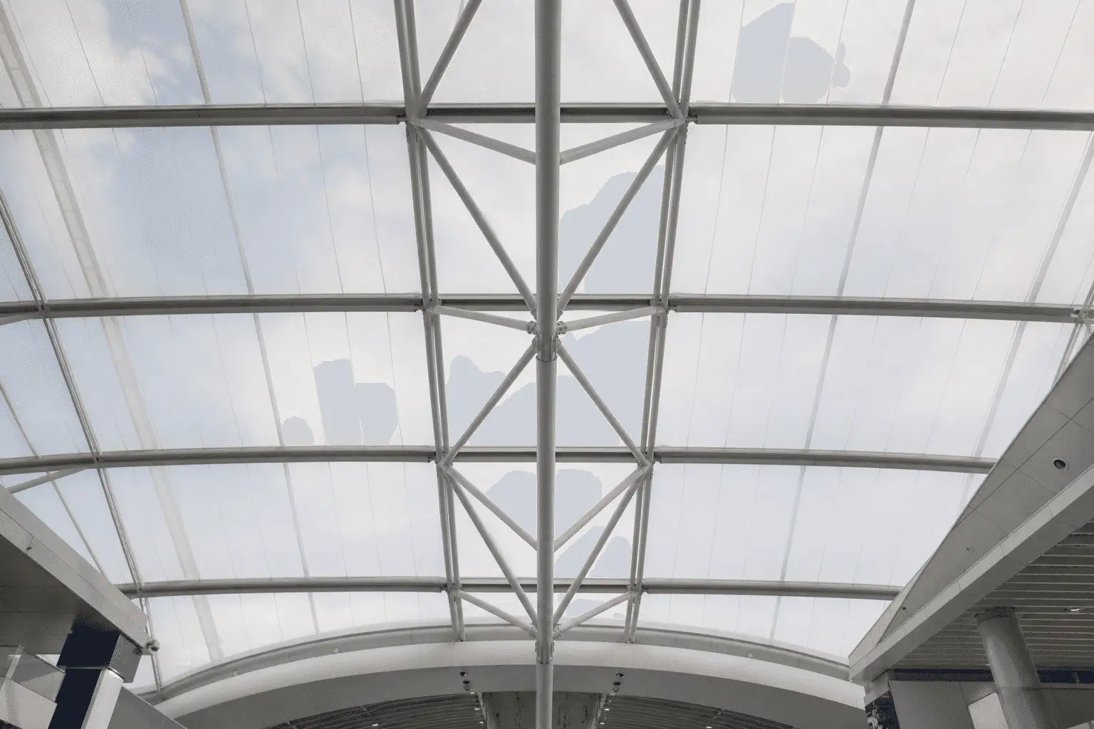 Airport Terminal Skylight Project — translucent ETFE envelope, illustrative case study