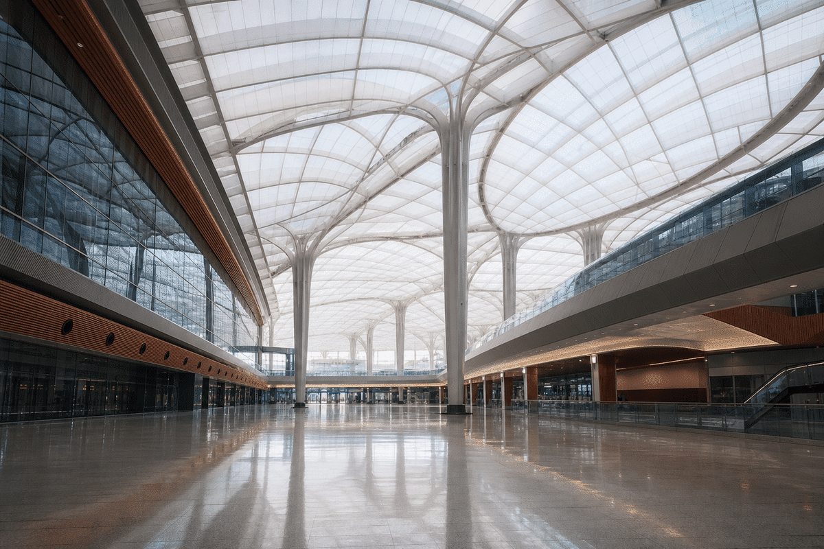 Airport Terminal Skylight Project video poster 1