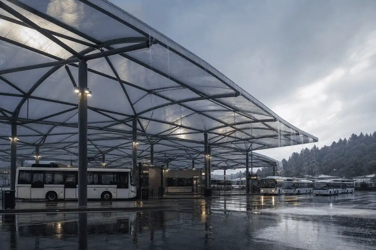 Bus Terminal ETFE Project gallery 2 — ETFE project visual