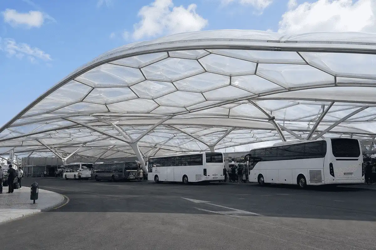 Bus Terminal ETFE Project video poster 1 — Bus Terminal ETFE