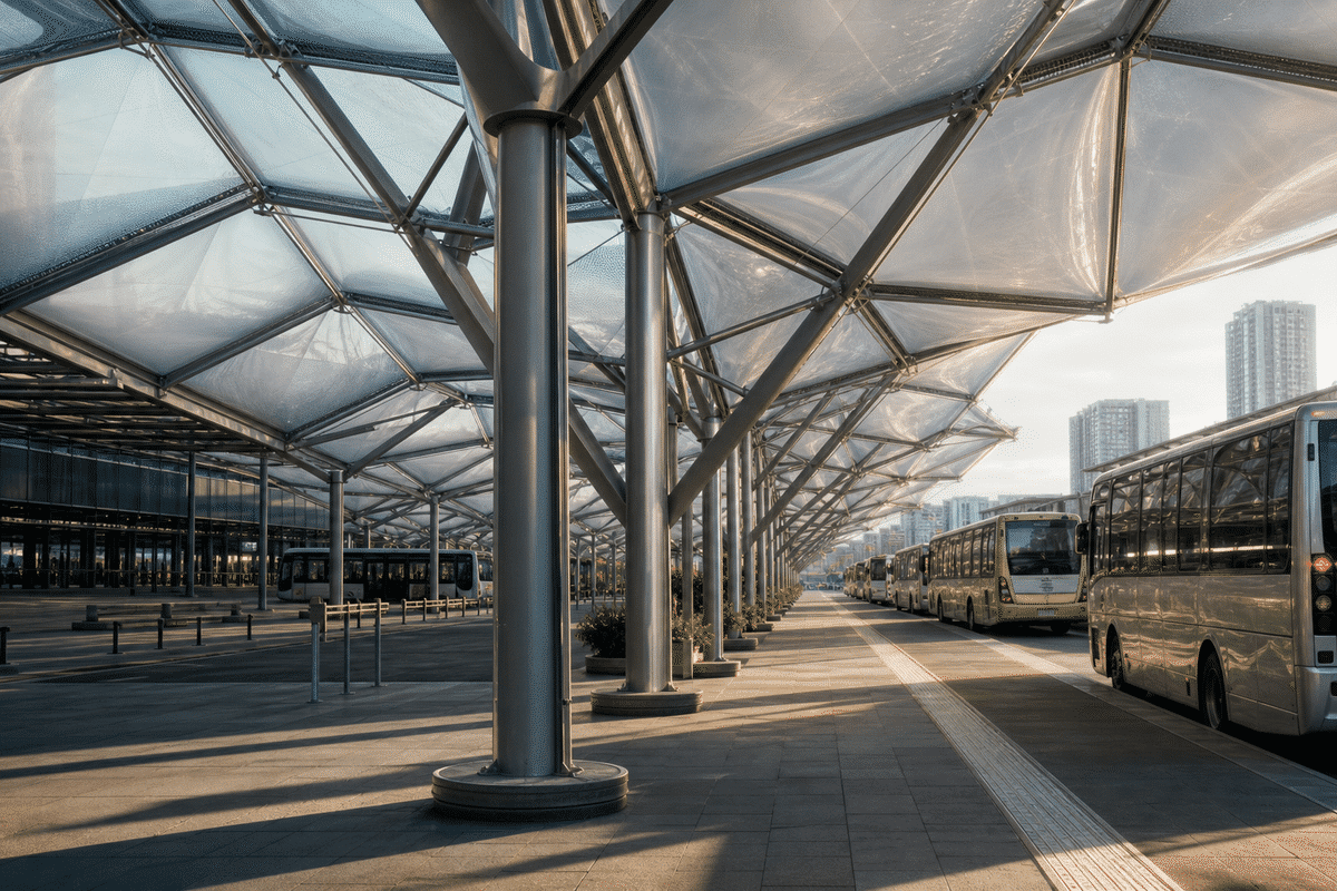 Bus Terminal ETFE Project video poster 2