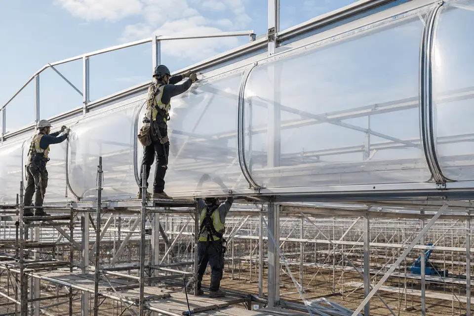 Greenhouse ETFE Project process — ETFE module coordination view