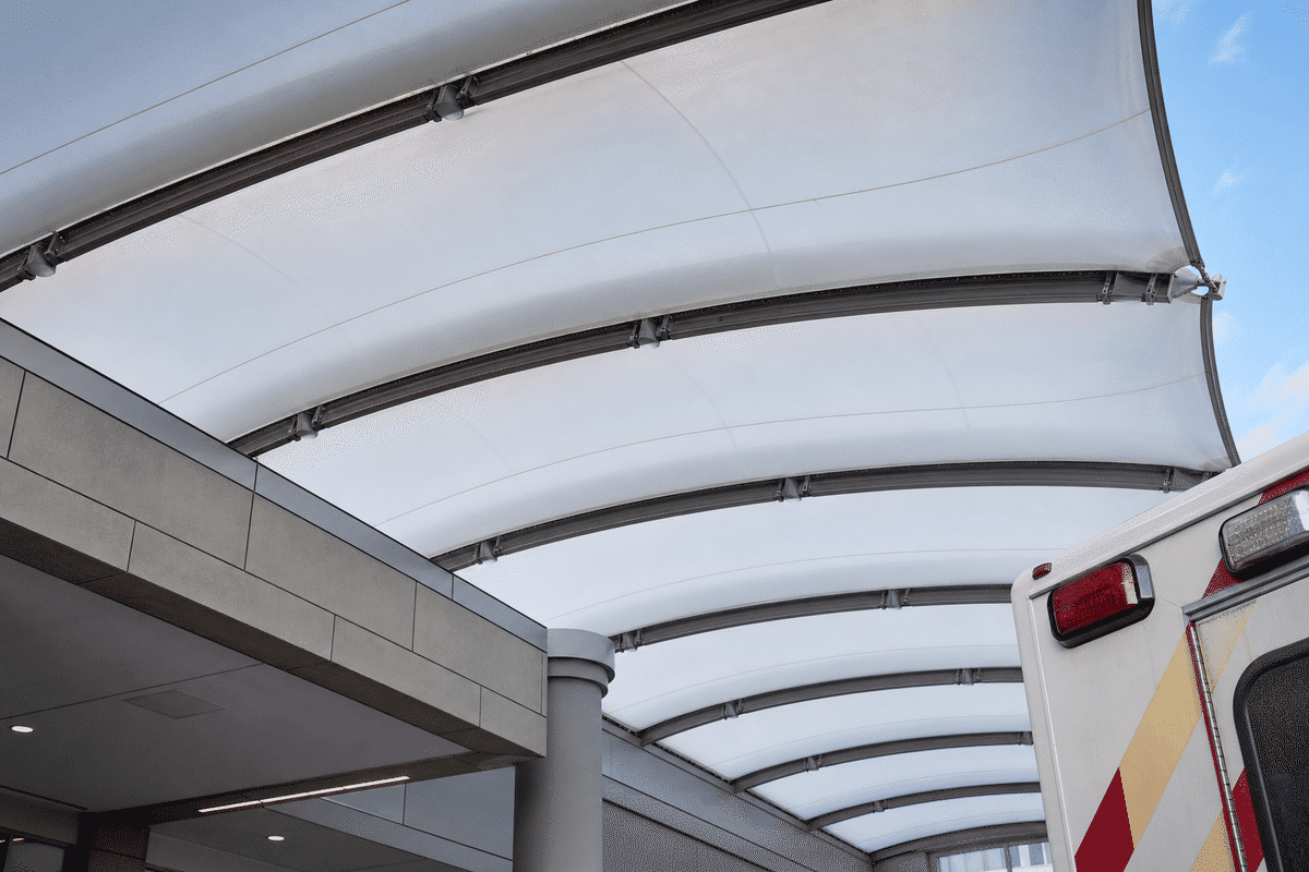 Hospital ETFE Canopy Project gallery 2 — ETFE project visual