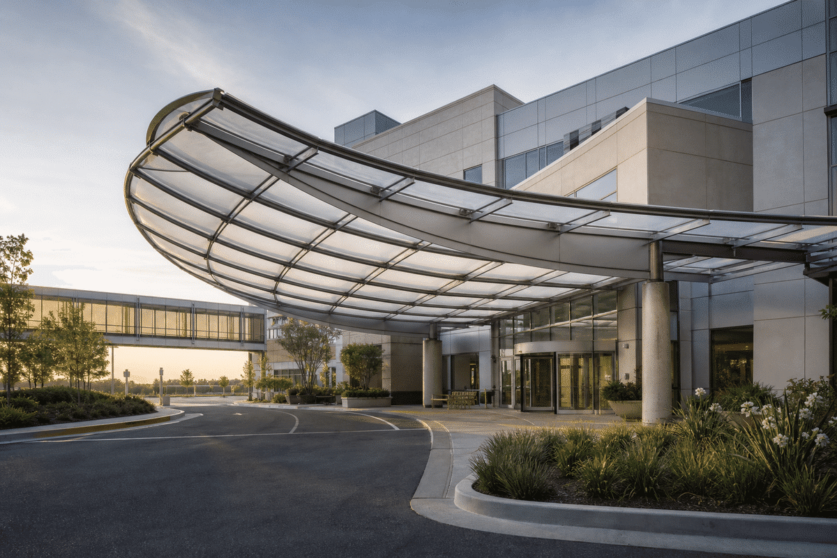 Hospital ETFE Canopy Project video poster 1