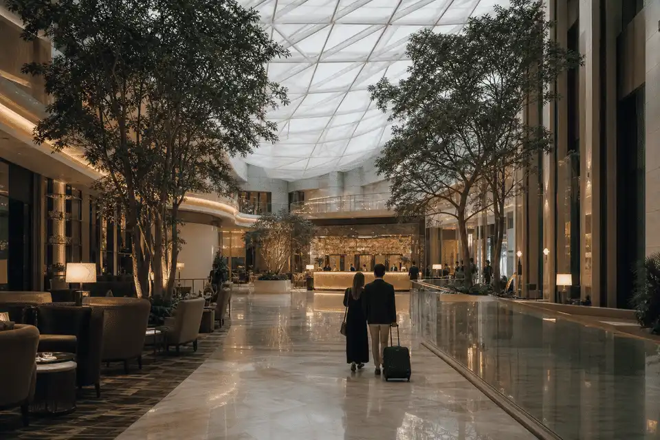 Hotel Atrium ETFE Project video poster 1 — Hotel Atrium ETFE