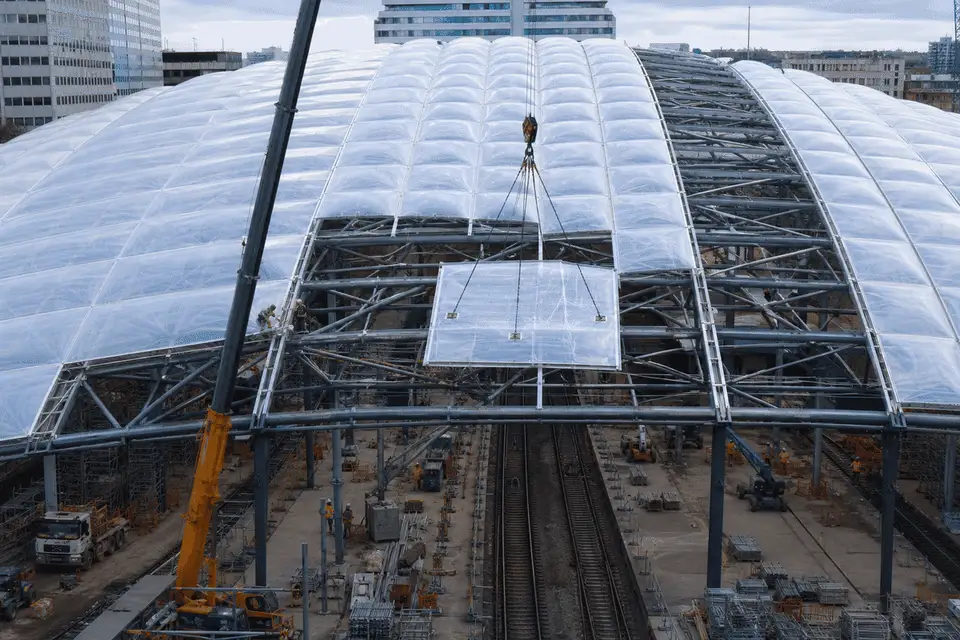 Railway Station ETFE Project video poster 2 — Railway Station ETFE