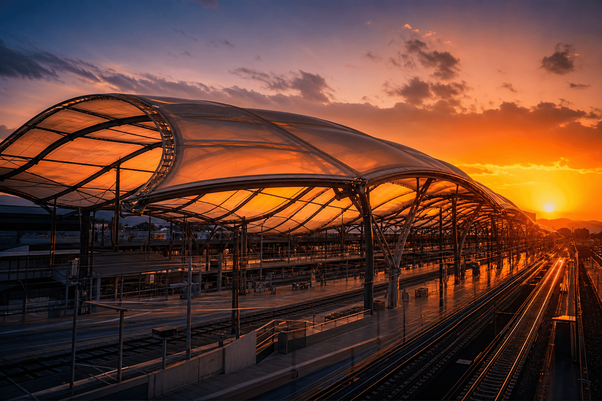 Railway Station ETFE Project video poster 3