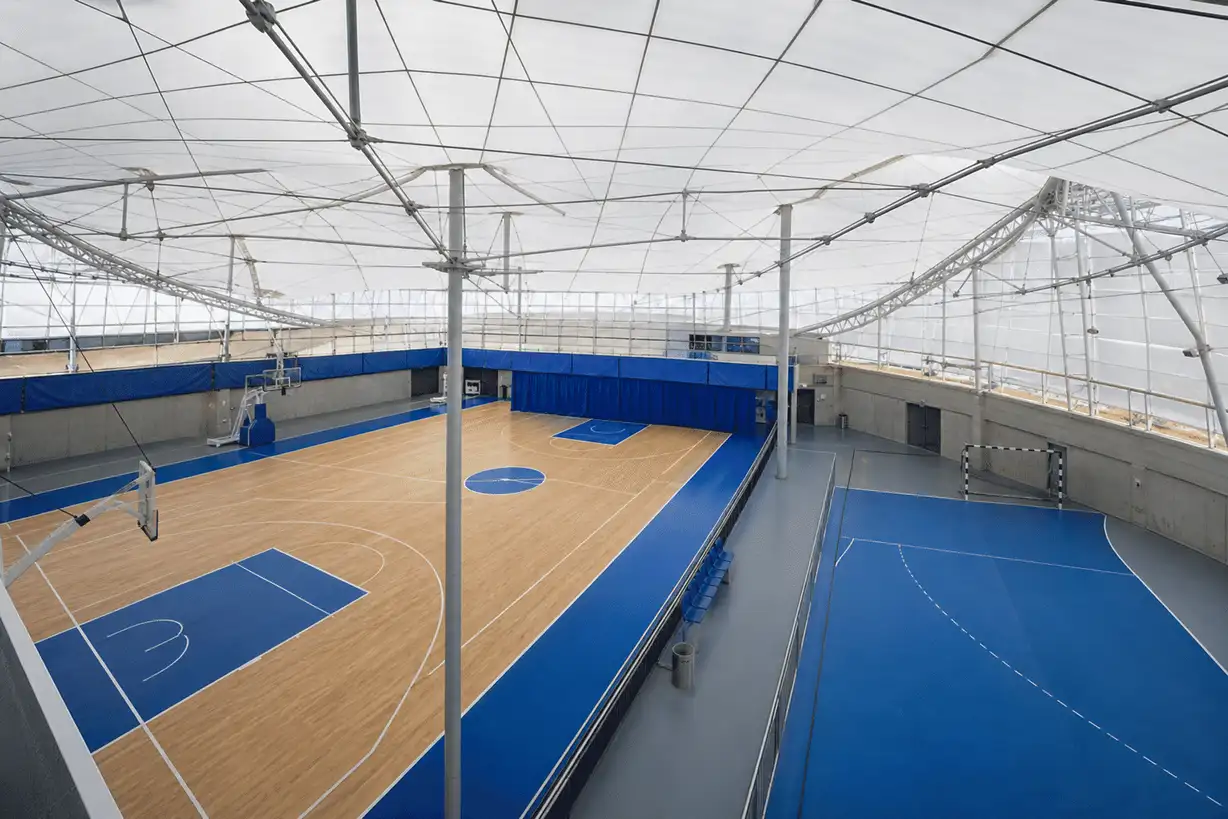Sports Complex ETFE Project — translucent ETFE envelope, illustrative case study