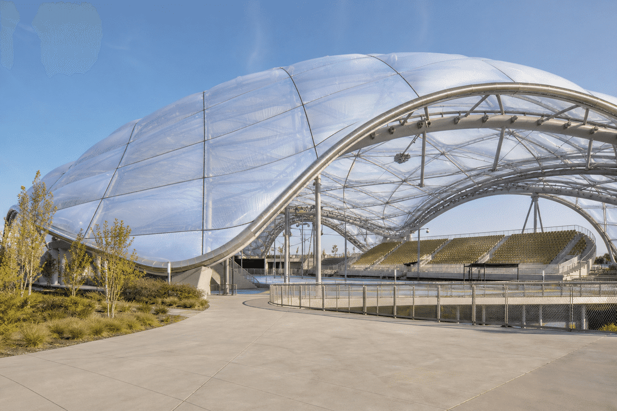 Sports Complex ETFE Project overview — daylit ETFE space