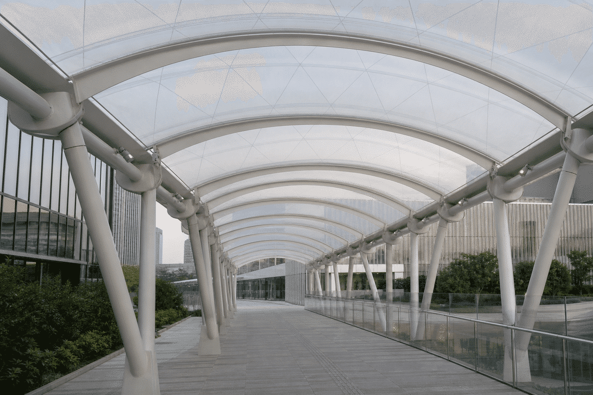 Walkway ETFE Canopy Project video poster 1