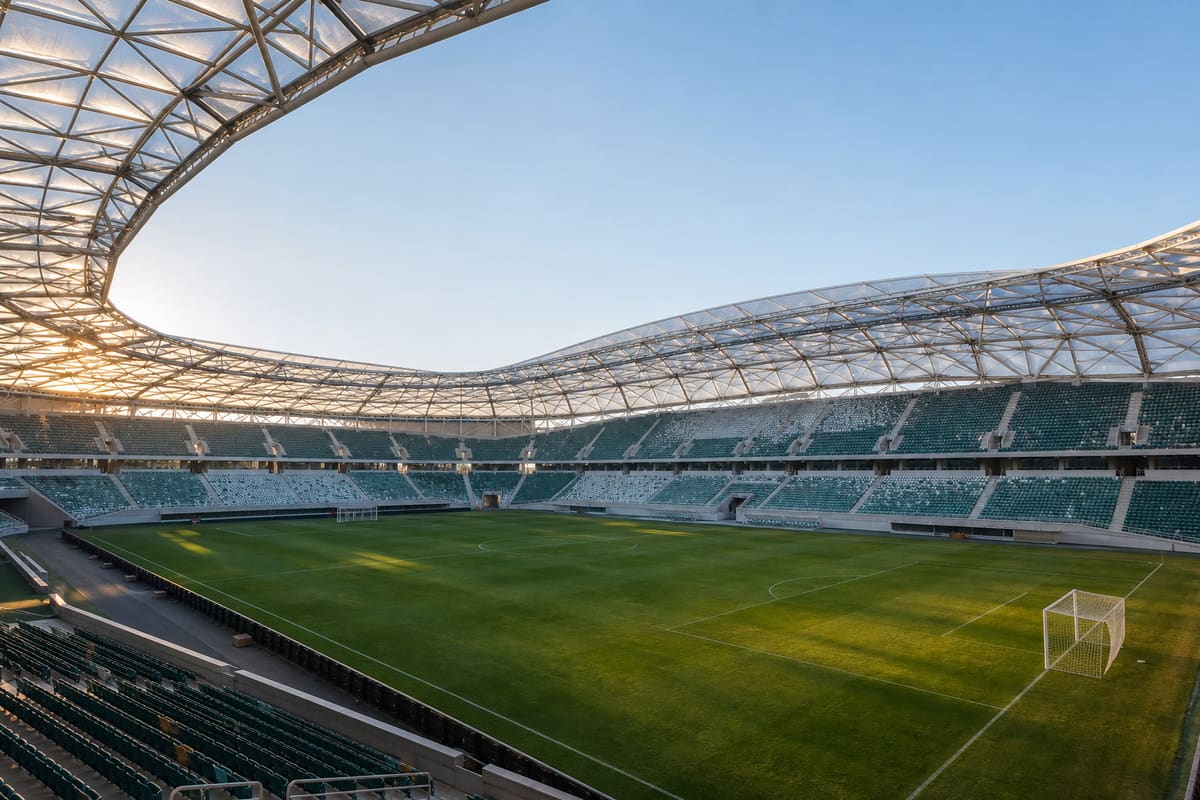 Stadium ETFE roofing typology
