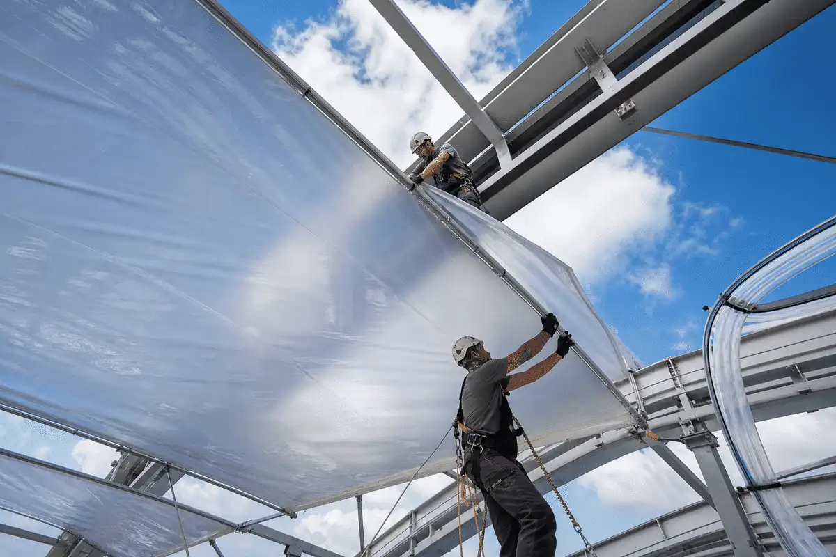 etfe installation process process