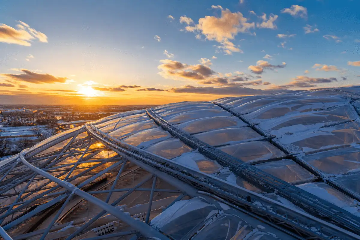 etfe snow load performance gallery 06 — ETFE Snow Load Performance